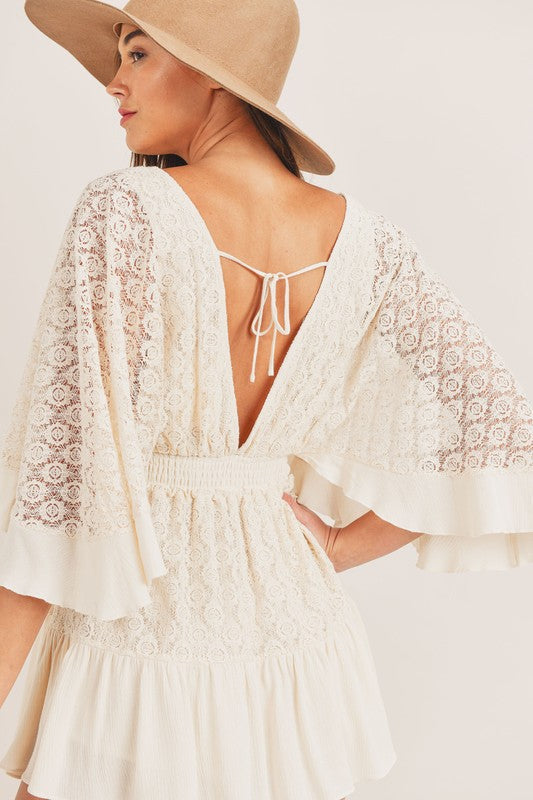 ODDESY | LACE ROMPER