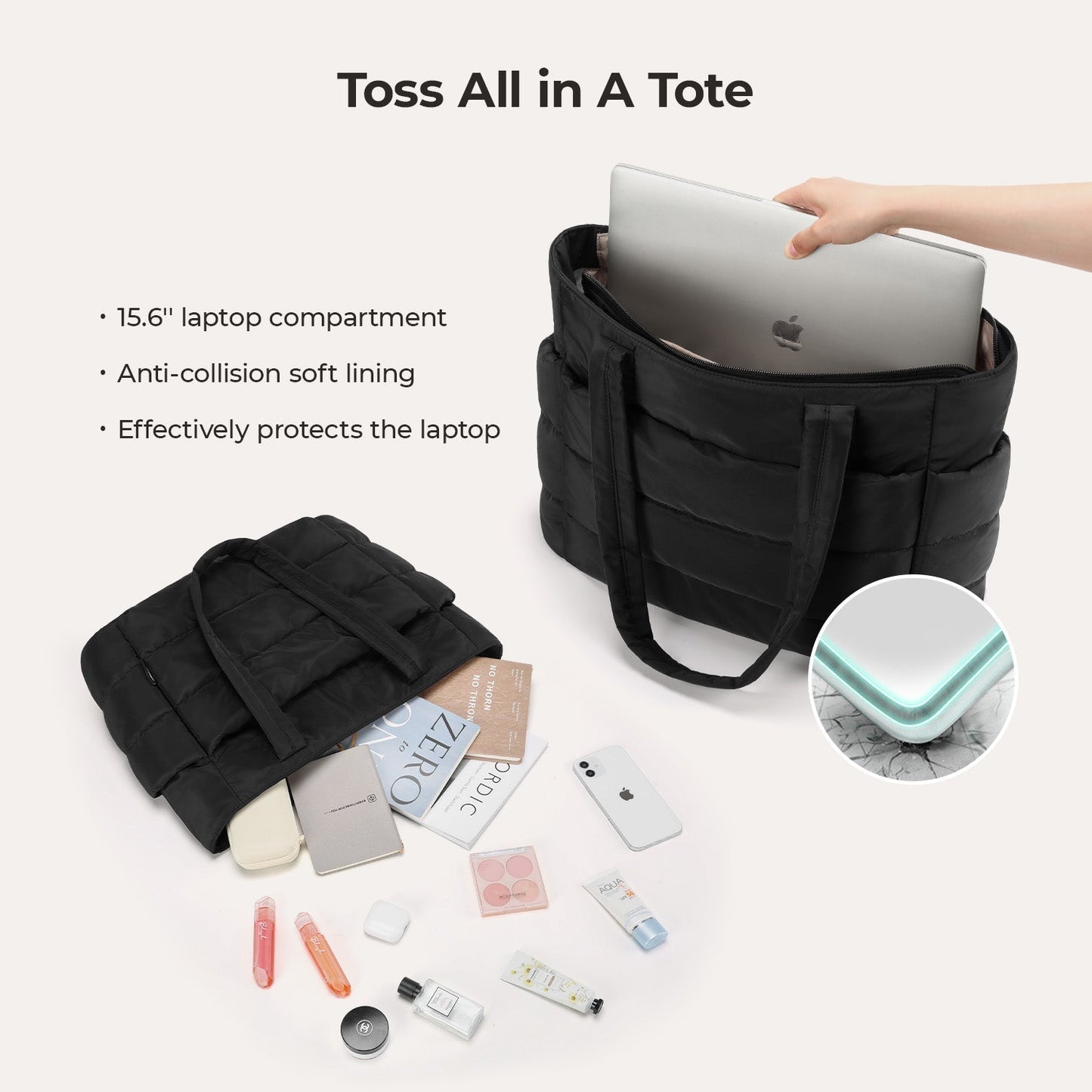 AVY | CITY TOTE – FITS 15.6" LAPTOP