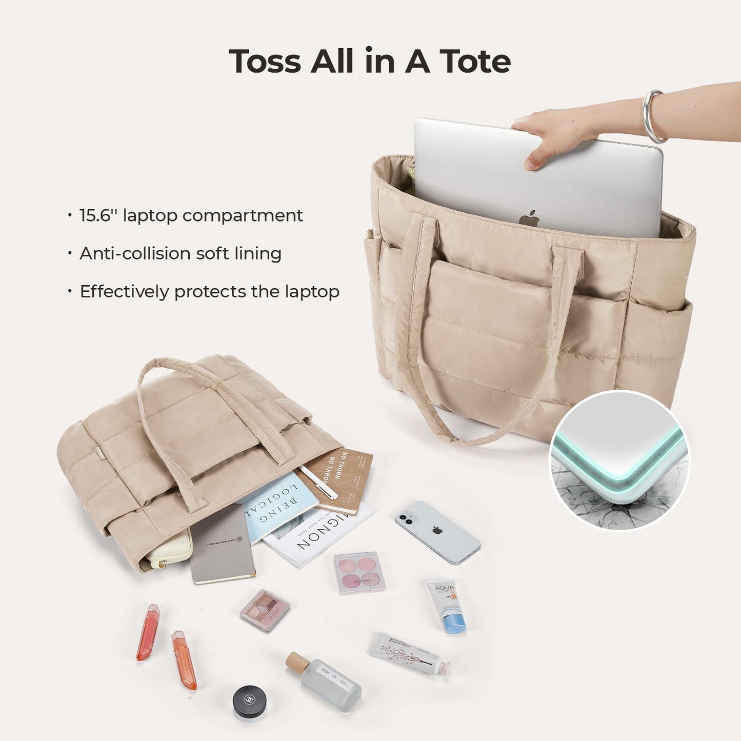 AVY | CITY TOTE – FITS 15.6" LAPTOP