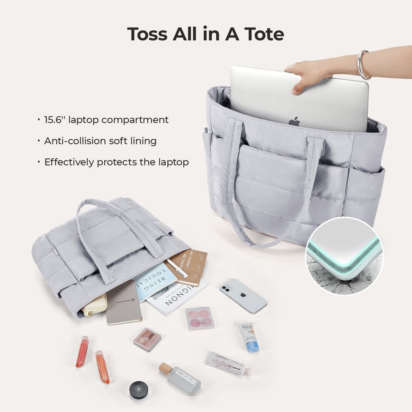 AVY | CITY TOTE – FITS 15.6" LAPTOP