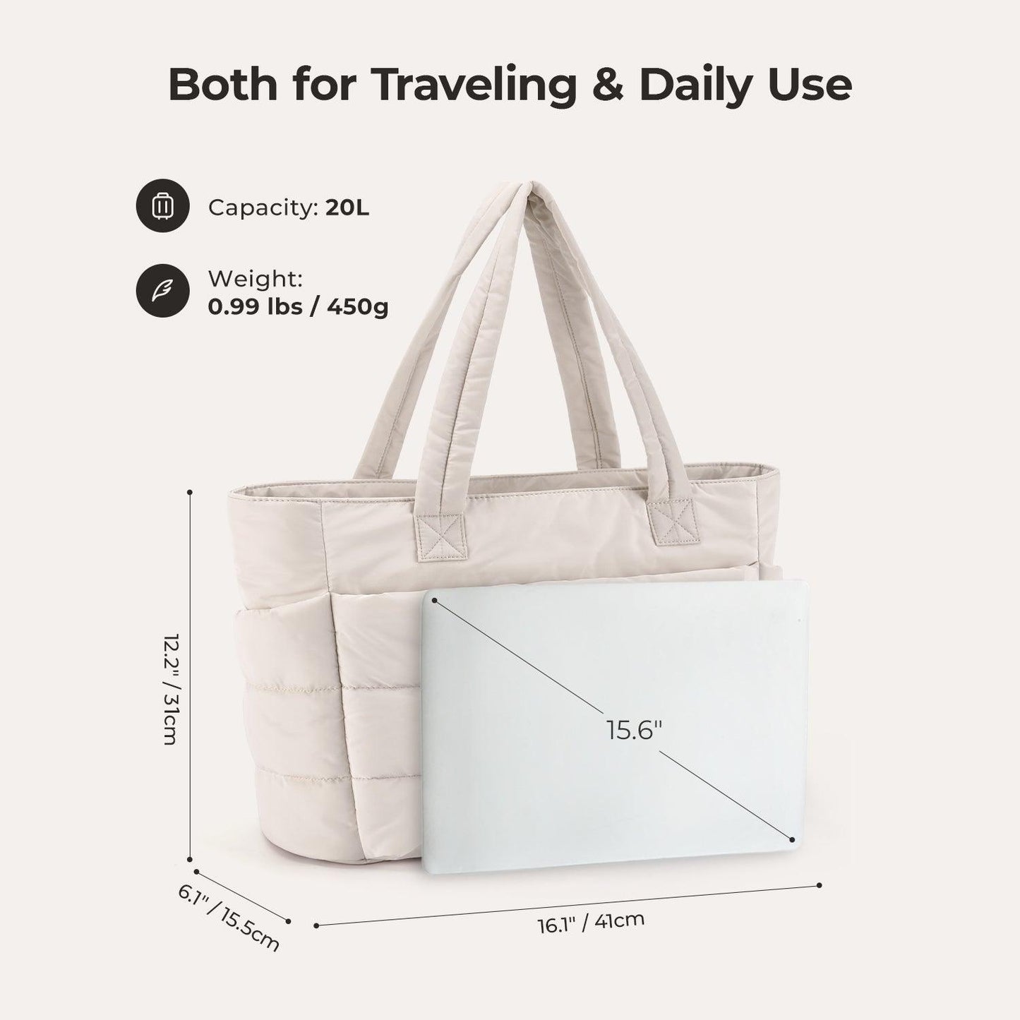 AVY | CITY TOTE – FITS 15.6" LAPTOP
