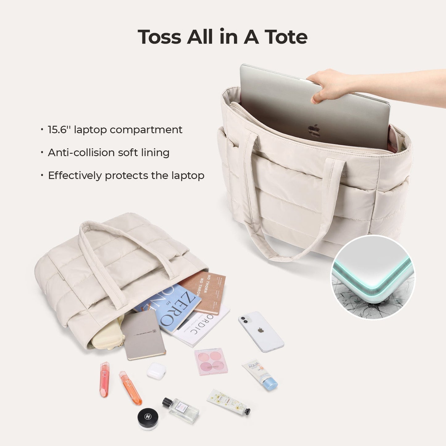 AVY | CITY TOTE – FITS 15.6" LAPTOP