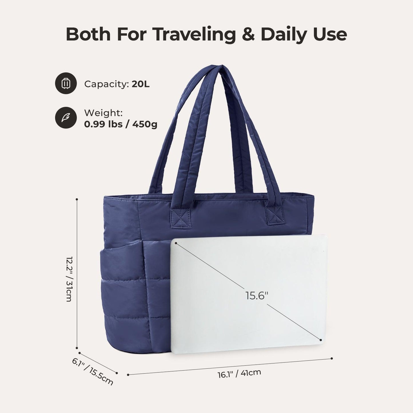 AVY | CITY TOTE – FITS 15.6" LAPTOP