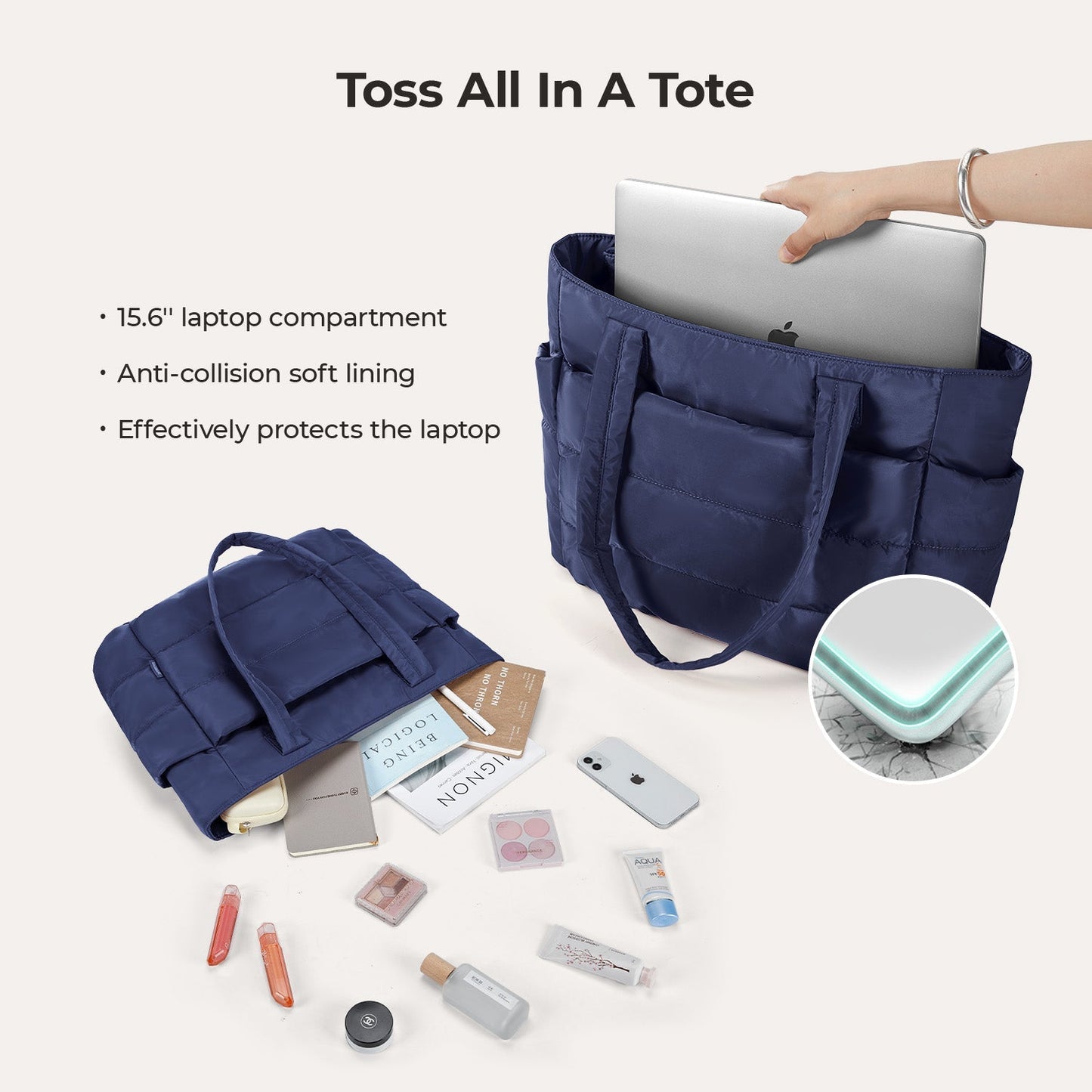 AVY | CITY TOTE – FITS 15.6" LAPTOP