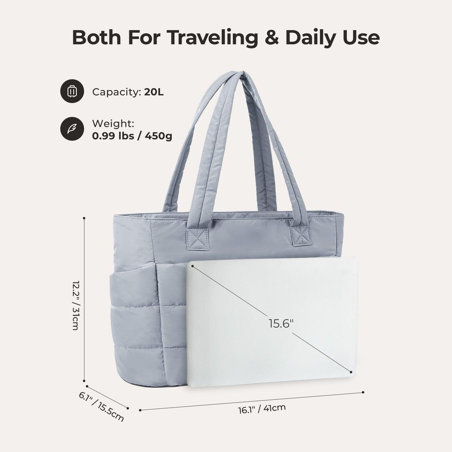 AVY | CITY TOTE – FITS 15.6" LAPTOP