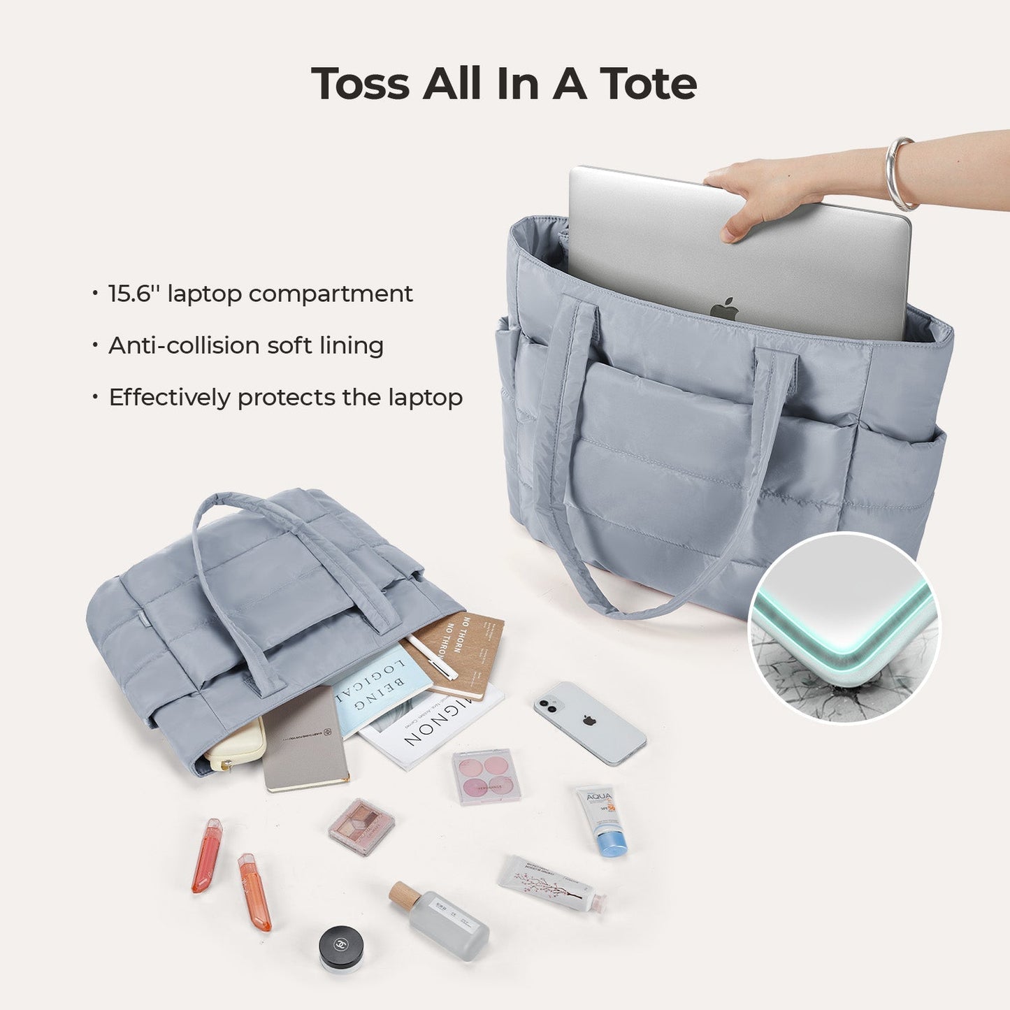 AVY | CITY TOTE – FITS 15.6" LAPTOP