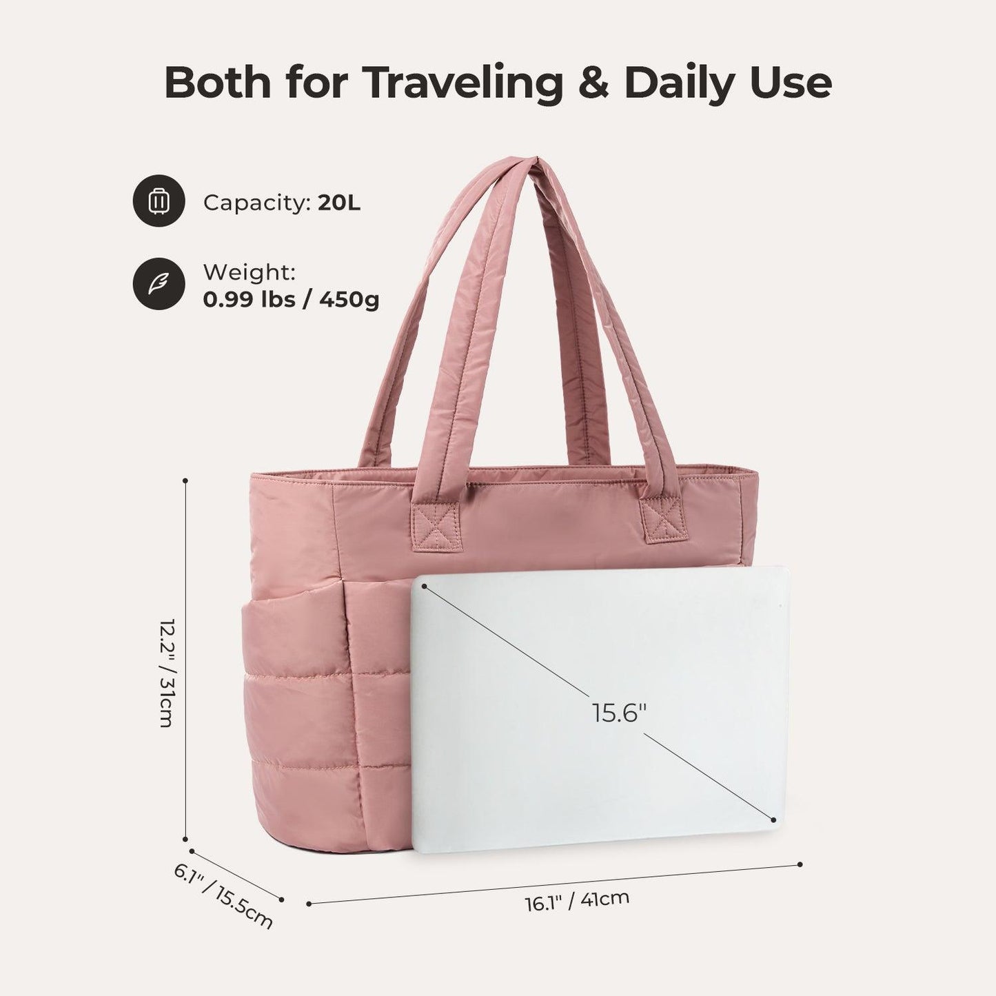 AVY | CITY TOTE – FITS 15.6" LAPTOP