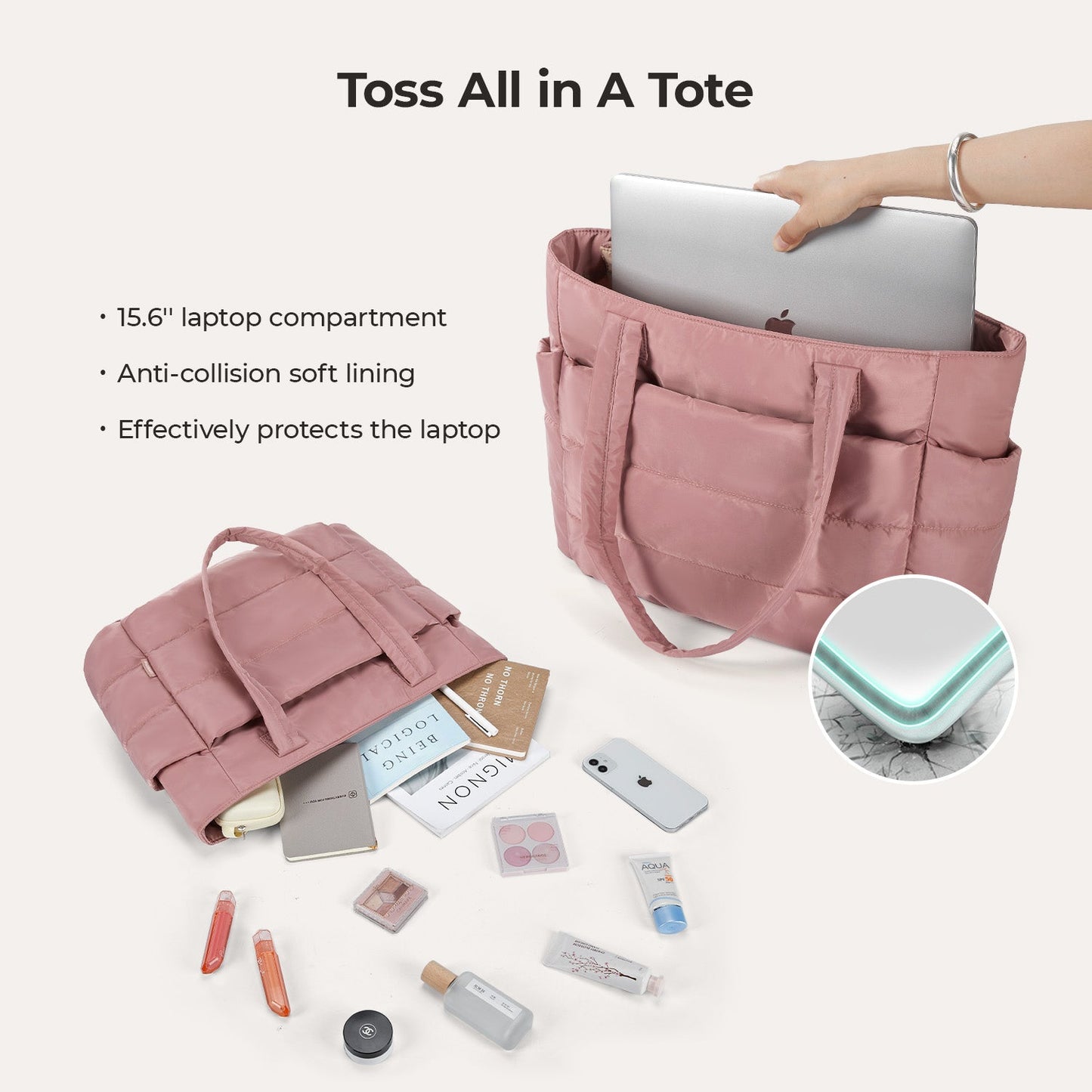 AVY | CITY TOTE – FITS 15.6" LAPTOP