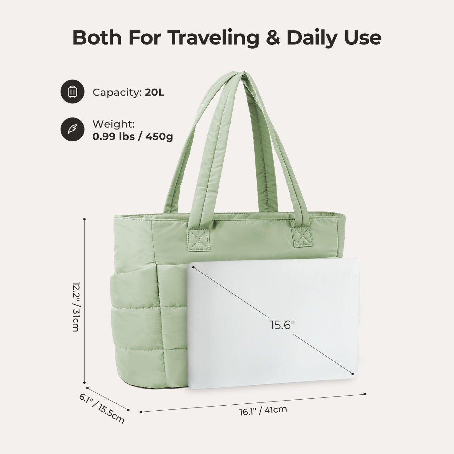 AVY | CITY TOTE – FITS 15.6" LAPTOP