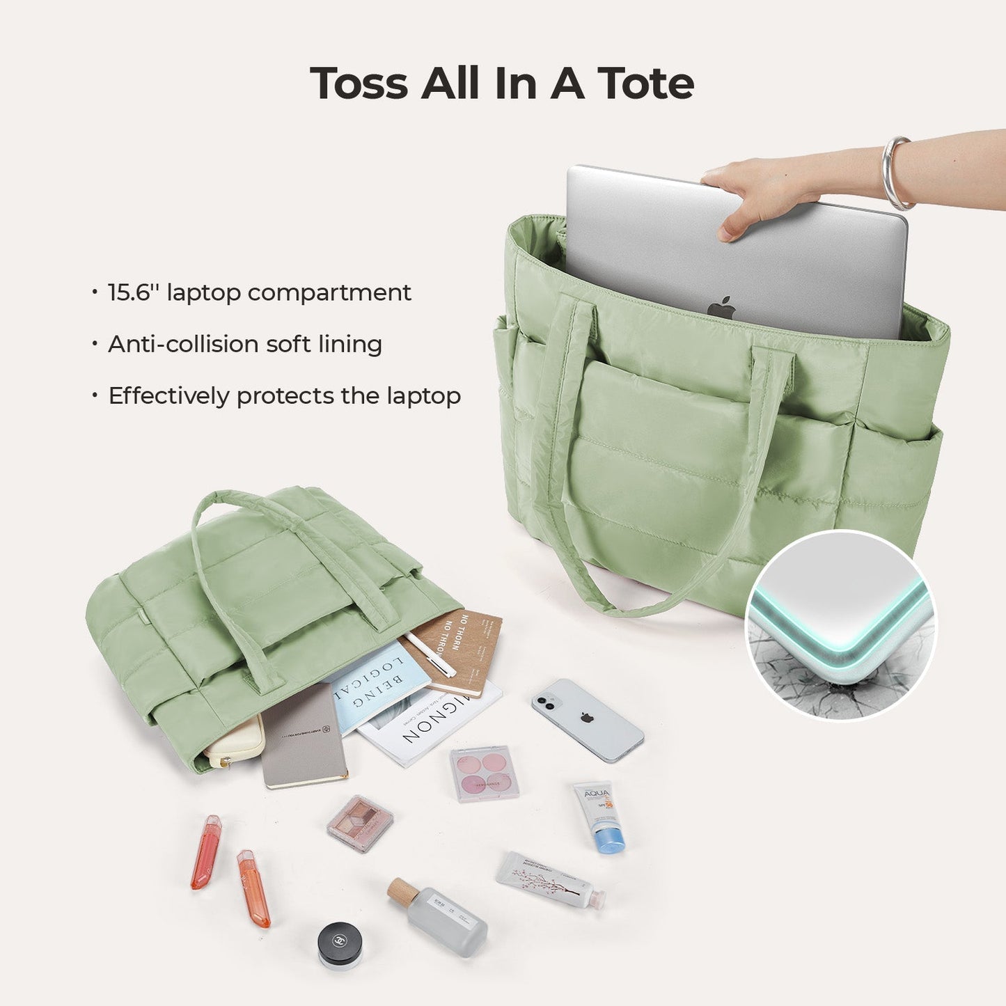 AVY | CITY TOTE – FITS 15.6" LAPTOP