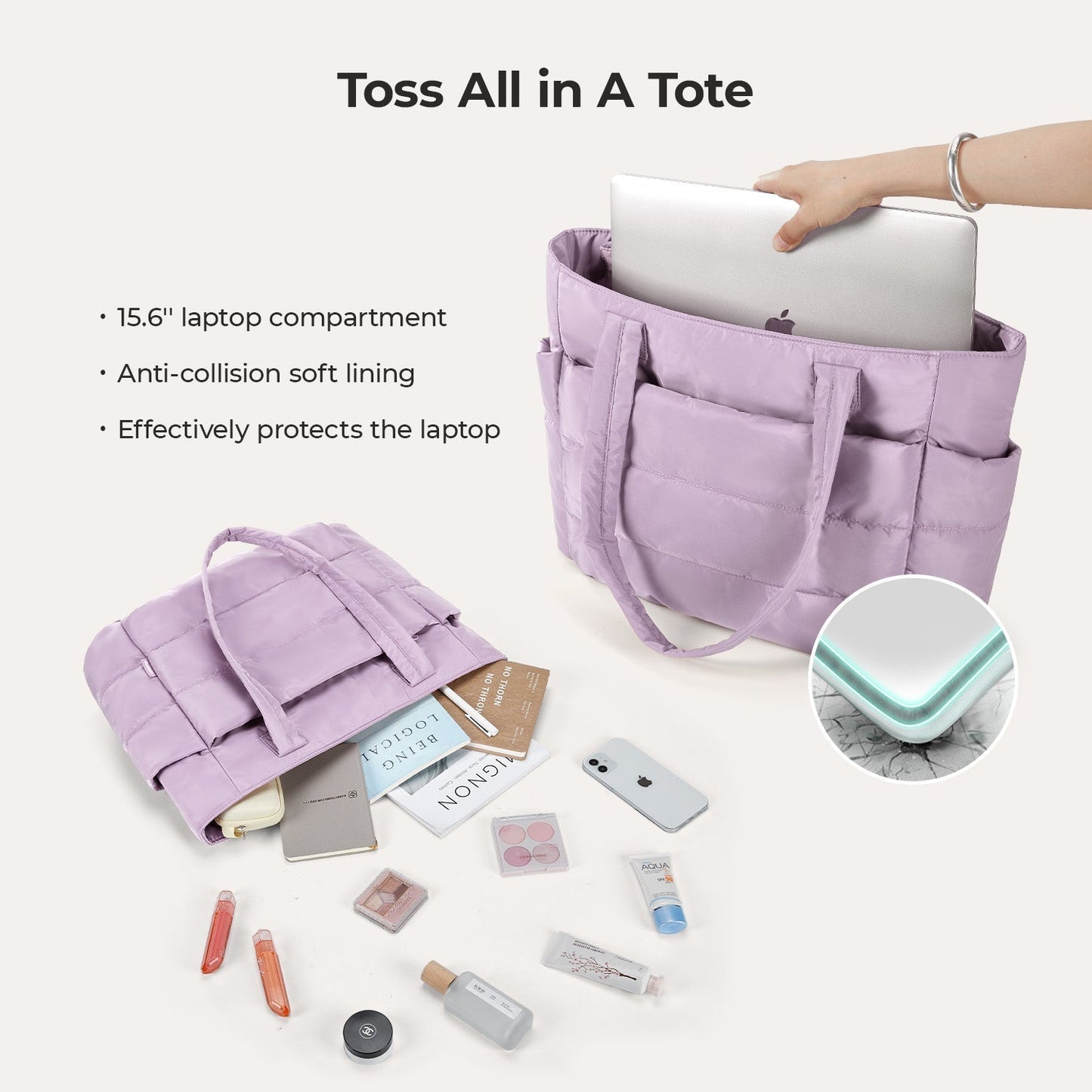 AVY | CITY TOTE – FITS 15.6" LAPTOP