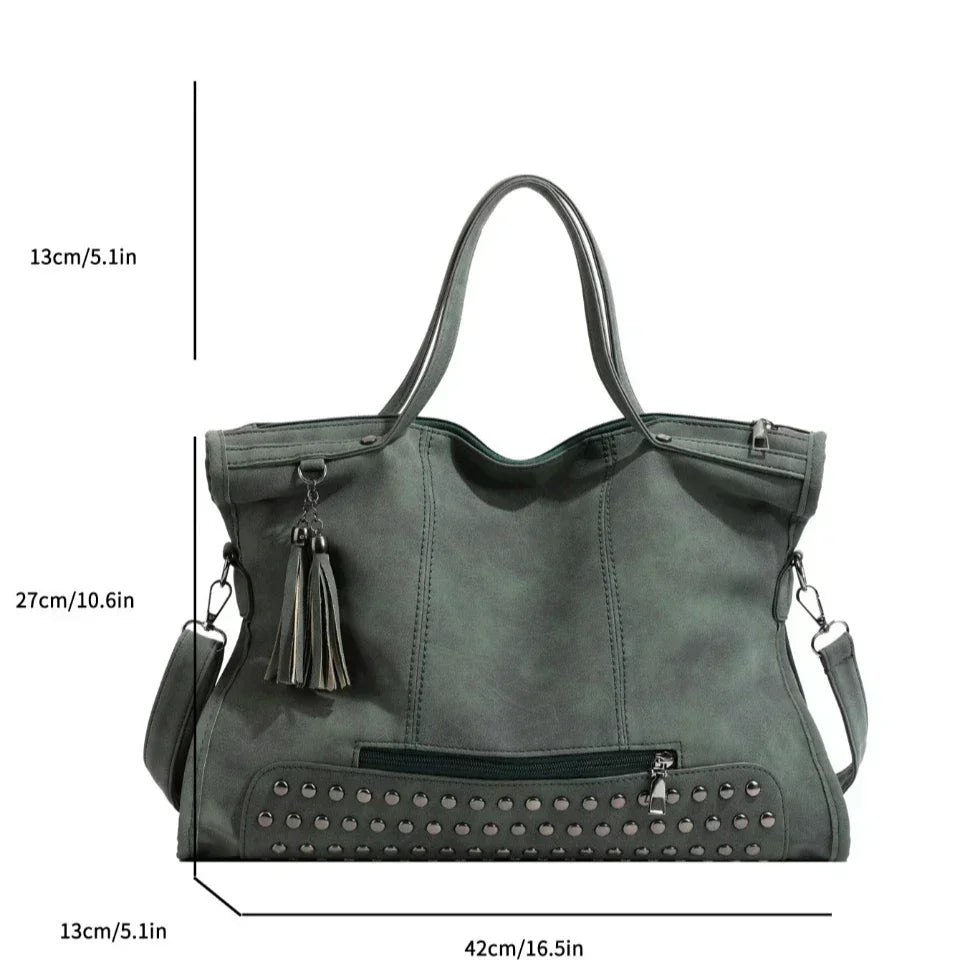 luxury leather handbag - Jadea