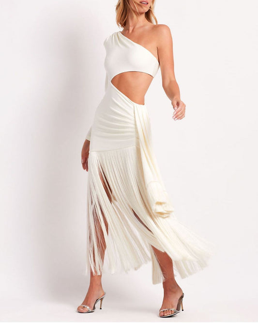 JESSIE | FRINGE MAXI DRESS