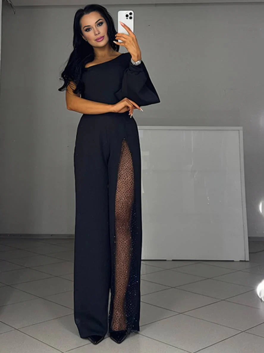 LIANA | OFF SHOULDER JUMPSUIT