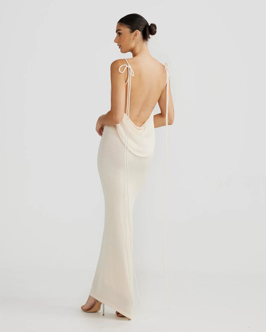 CRISTINA | BACKLESS MAXI DRESS