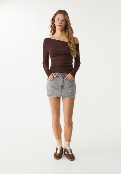 AMELIA | DENIM SKORT