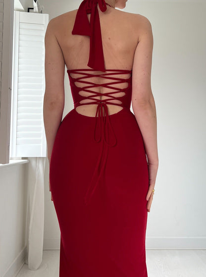 SAVANNAH | HALTER DRESS