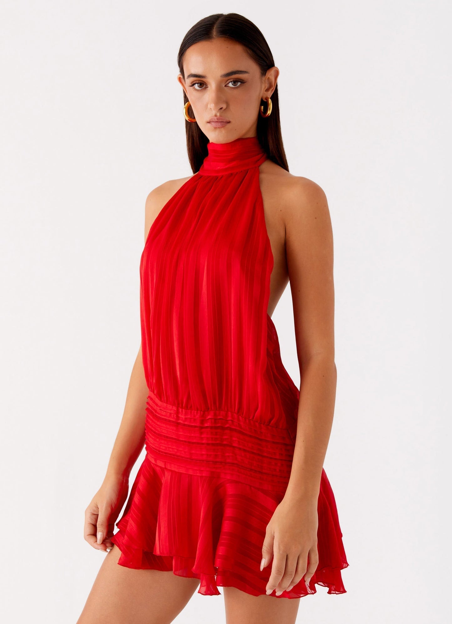 SOFIA | CHIFFON MINI DRESS
