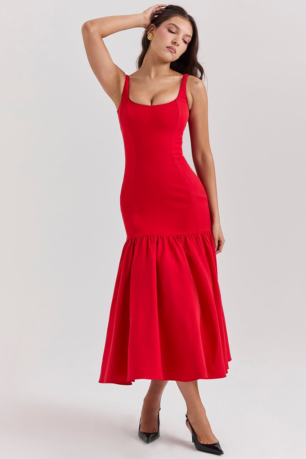 AMORE | WAIST MIDI DRESS
